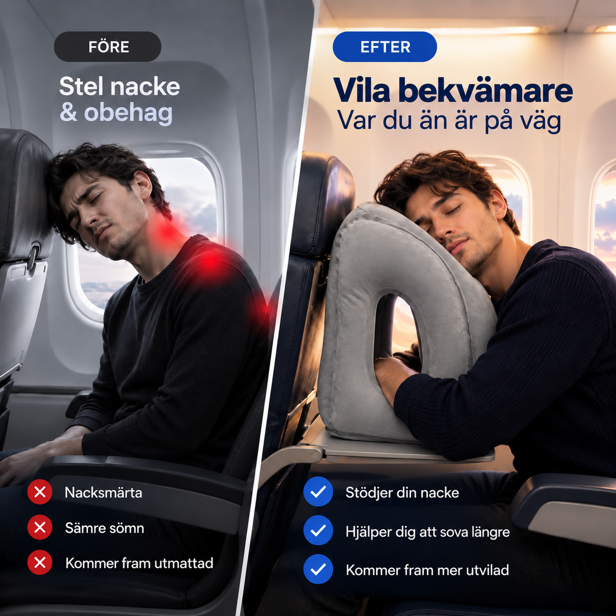 Napivo – Uppblåsbar resekudde